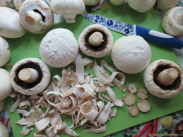 Should you wash or clean mushrooms before frying?