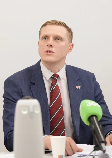Будущий министр внутренних дел Янис Домбрава