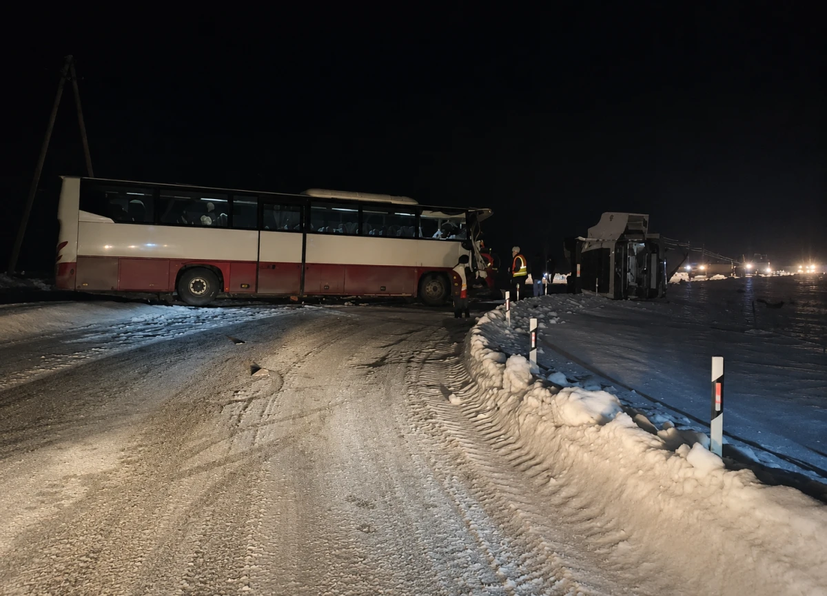 Авария автобуса