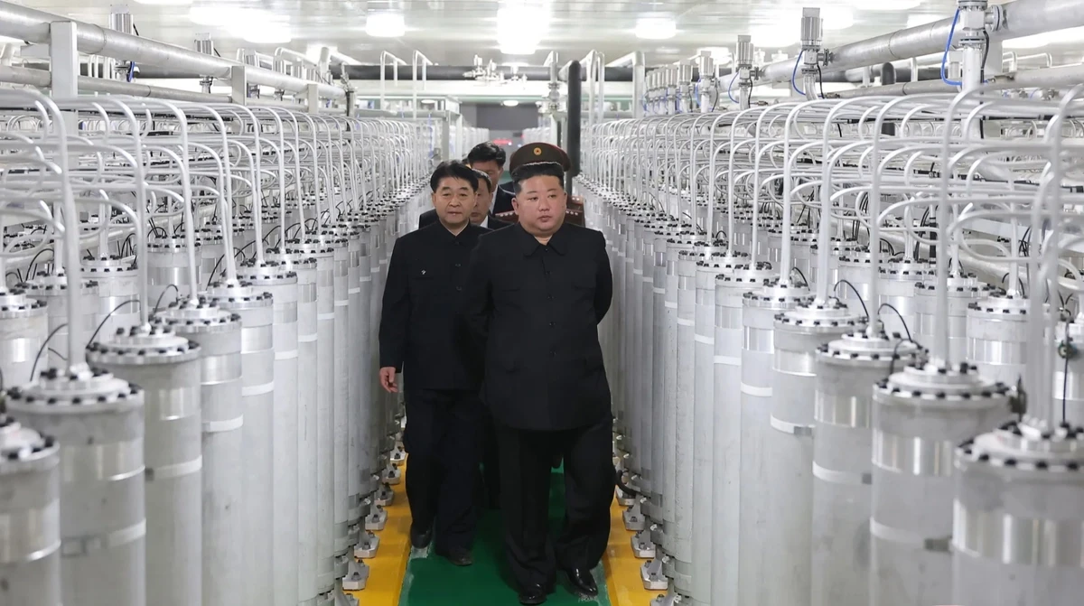 Kim Jong Un announced a twofold increase in the production of nuclear weapon materials and showcased a new plant