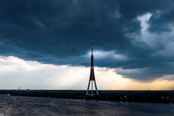 Гроза в Риге.