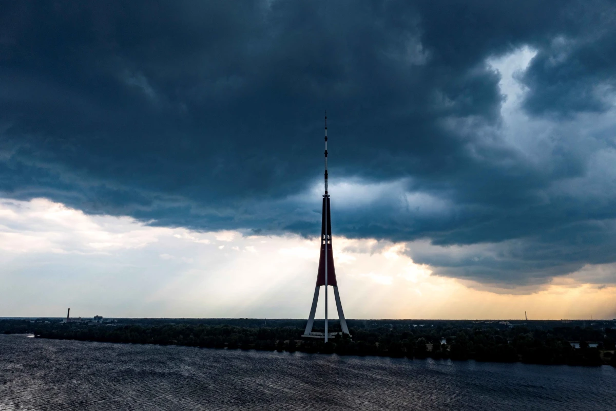 Гроза в Риге.