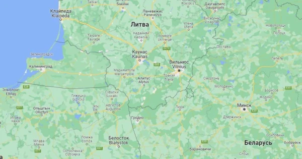 Карта местности