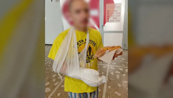 Пострадавший мужчина