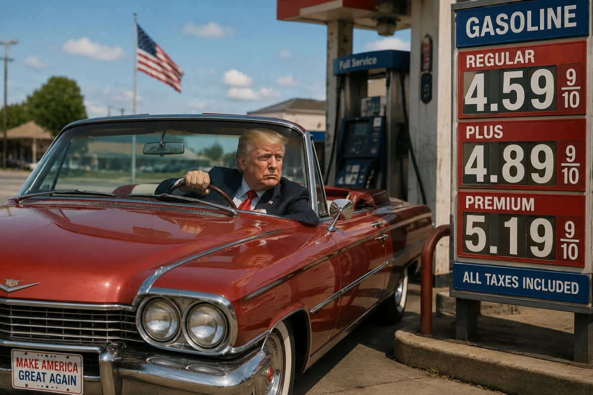 Трамп на заправке