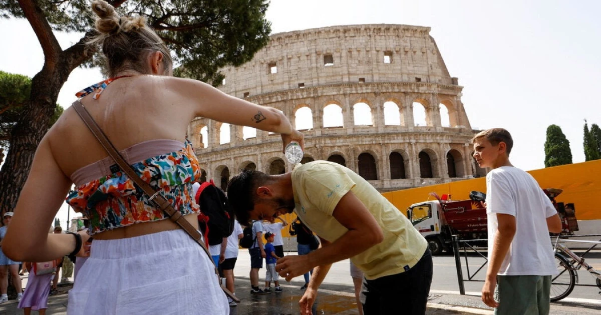 The heat in Italy has claimed the lives of five people in one day