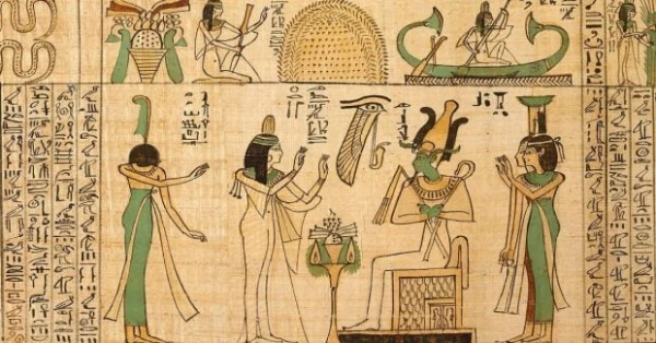 A Unique Papyrus of the 'Book of the Dead' Nearly 18 Meters Long Found in Egypt