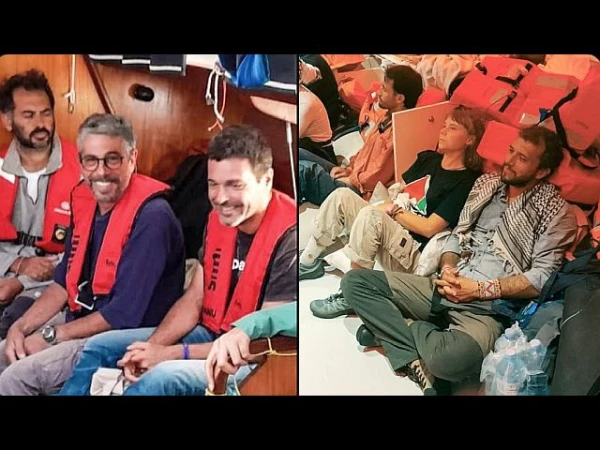 Неунывающие пропалестинские активисты.