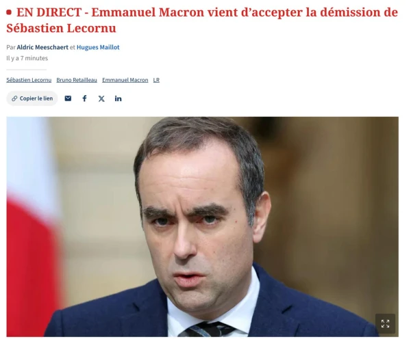 The Prime Minister of France Resigned After Just 27 Days in Office