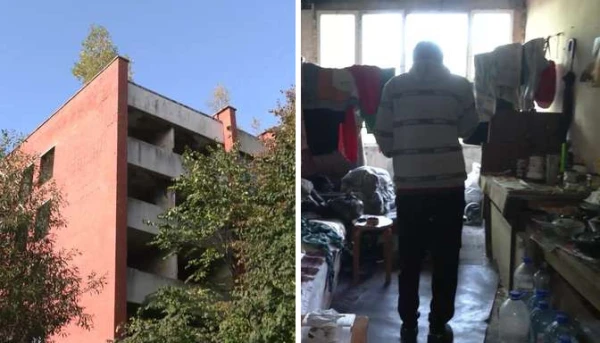 25 years in an abandoned high-rise: a man in Jurmala lives where others fear to enter without a passport