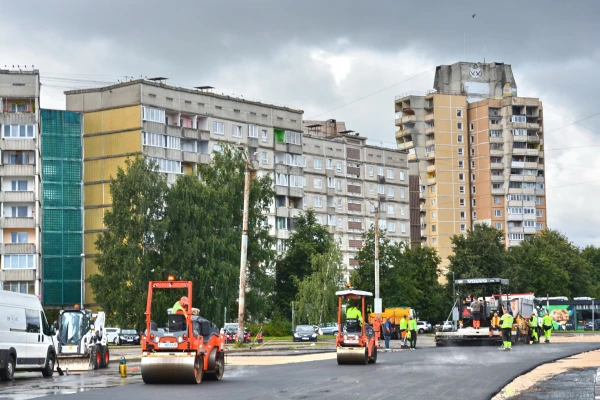 Ровняют Пурвциемс. Фото автора