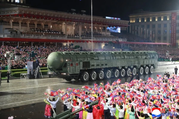 North Korea Unveils New Intercontinental Missile for the First Time