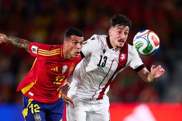2026 World Cup Qualification. The Georgian national team lost to Spain away and other outcomes from the qualifying matches