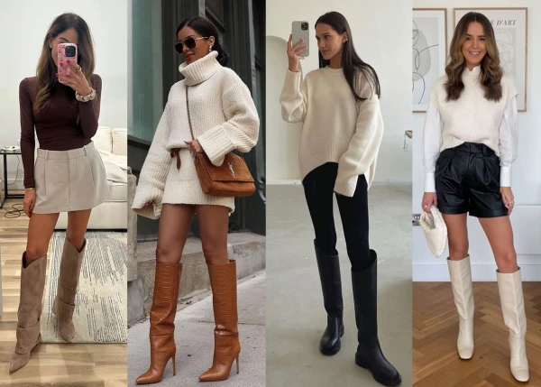 How to Wear Knee-High Boots to Look Stylish and Expensive