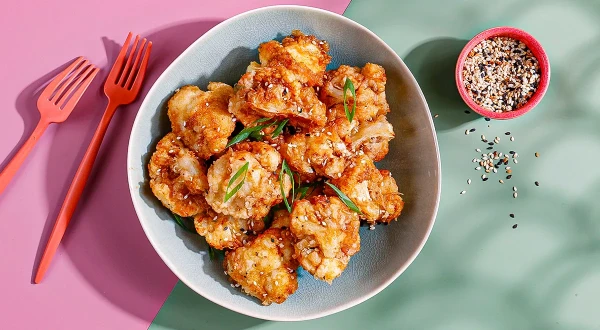 Fried Cauliflower in Korean Sauce: A Very Delicious Dish