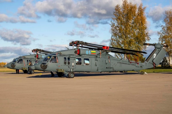 Lithuania Receives First Black Hawk Combat Helicopters from the USA