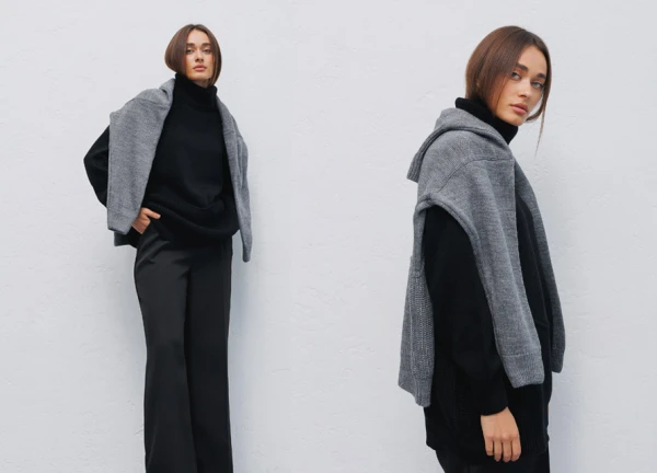 Not Boring Gray: How the Most Fashionable Sweater of the Season Looks