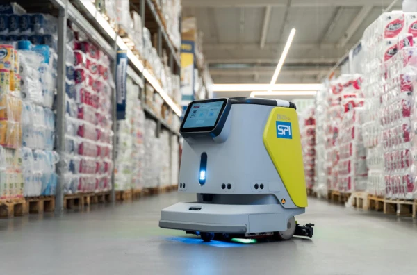 And without a fine! The cleaning robot spoke to store visitors in Russian
