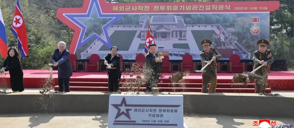 A Memorial for Soldiers Who Died in the War with Ukraine is Being Built in North Korea