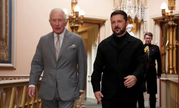 Zelensky Met with the King