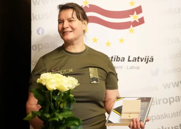 Frontline Medic Awarded Diploma 'European Person in Latvia'