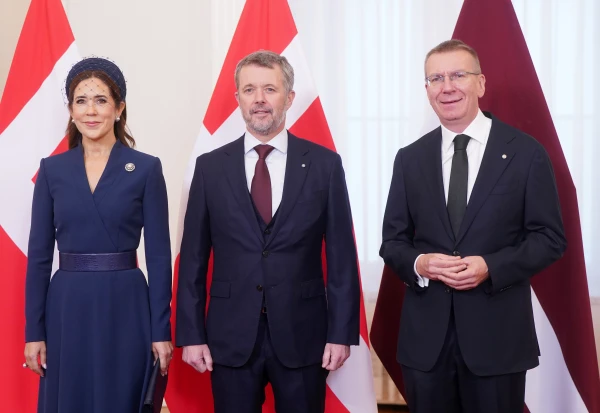 The President of Latvia, along with the King and Queen of Denmark, will visit the military base in Adazi