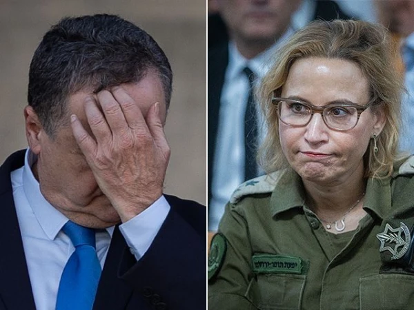 Министр обороны Израиля Исраэль Кац и главный военный прокурор Ифат Томер-Йерушалми.