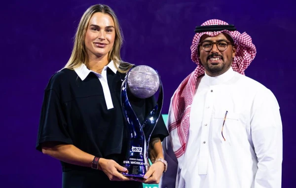 Arina Sobolenko Received the First-Ranked Player Award for 2025