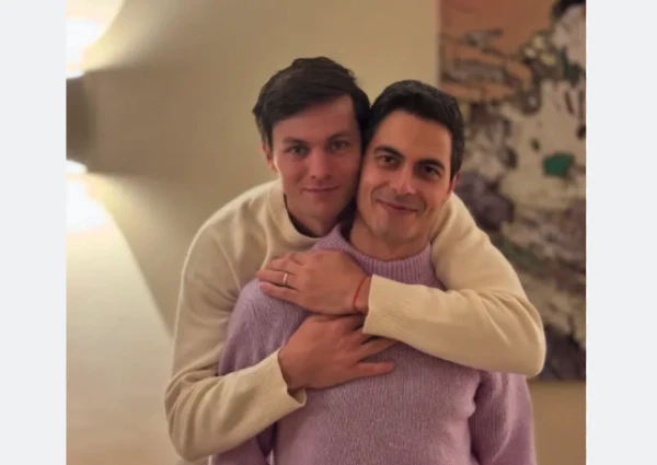 Роб Йеттен и его партнер, скриншот из соцсетей