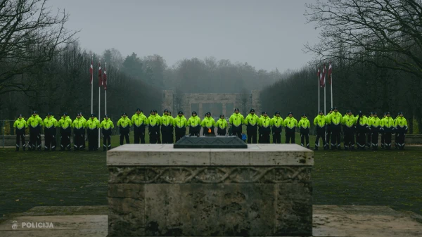 Future Police Officers of Latvia Took an Oath at the Brothers' Cemetery