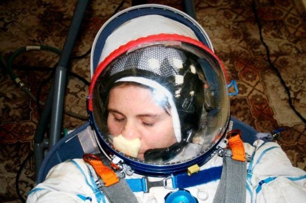 Can an astronaut scratch their nose in a spacesuit?