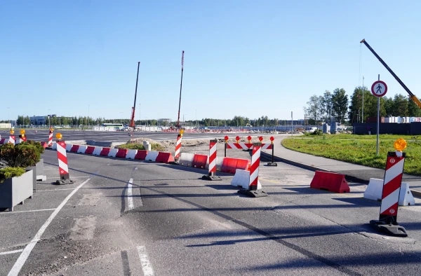 Road workers reported how much road repair they managed to complete in a year