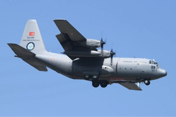 A Turkish Air Force military transport plane crashed in Georgia