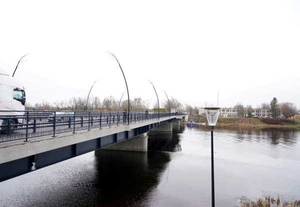 Now it's not far to Tallinn: a bridge on the Via Baltica highway has been opened in Salacgriva