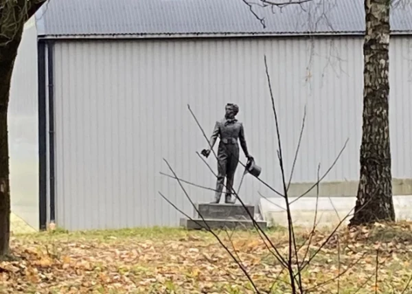 The dismantled monument to Pushkin in Riga was found near the Riga crematorium