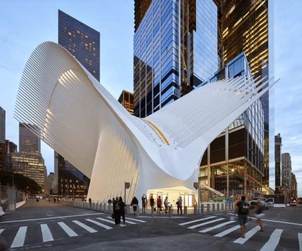 World Trade Center Transportation Hub в Нью-Йорке.