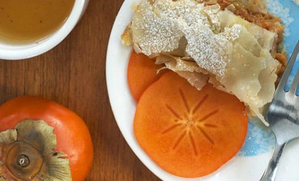 Unusual Recipe: Making Strudel with Persimmon