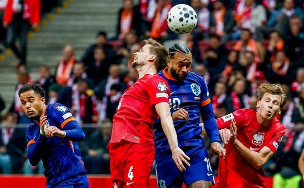 2026 World Cup Qualifiers. Poland's national team drew with the Netherlands and other results from Friday