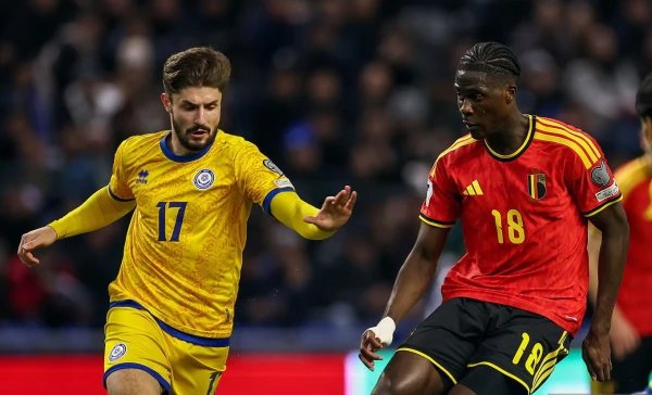 2026 World Cup Qualifiers. The Belgium national team failed to defeat Kazakhstan, who finished the match with ten players