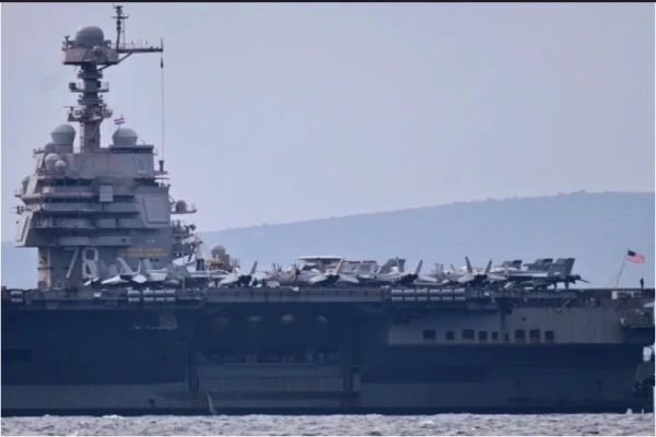Has it begun? The most powerful American aircraft carrier has arrived in the Caribbean Sea