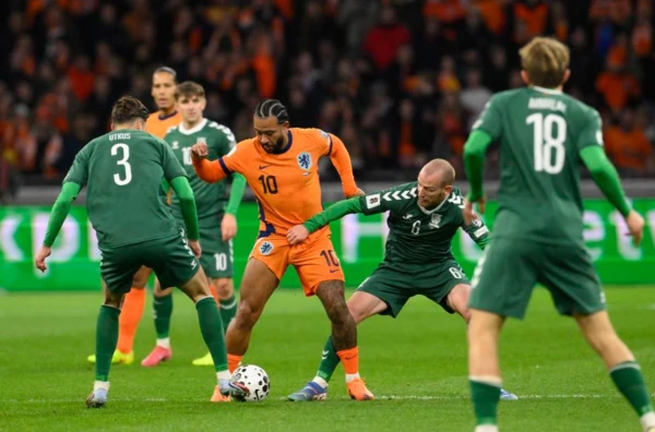 The Netherlands national team scored four unanswered goals against Lithuania and will play in the 2026 World Cup, Poland faces playoffs