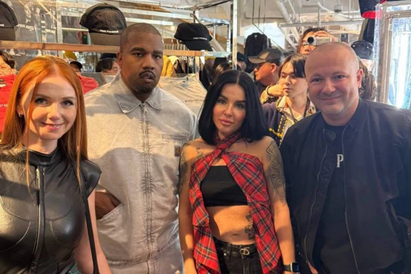 Kanye West and t.A.T.u at the Opening of Gosha Rubchinskiy’s Boutique in Tokyo