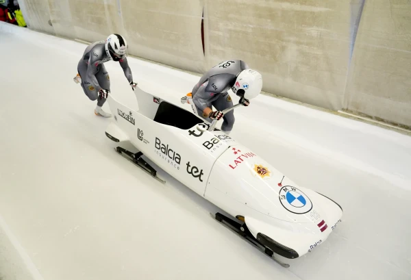 Latvian Bobsledders Start in the First Stage of the World Cup in Cortina