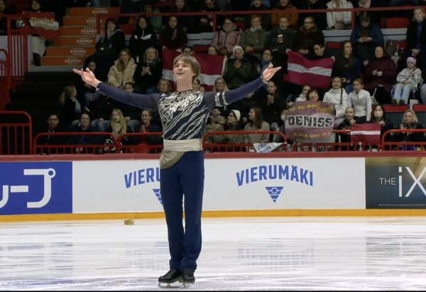 Vasiliev Takes Ninth in Free Program at Grand Prix Stage in Finland