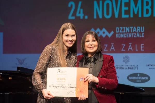 The organizers of the 'Inessa Galante Talents' competition invite viewers to the final in the Small Hall of the Dzintari Concert Hall