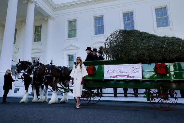 Melania Trump Kicked Off the White House Christmas Season