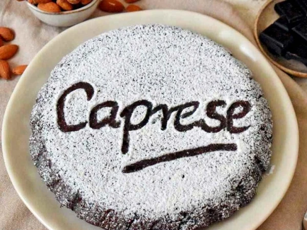 Caprese Cake: Chocolate-Citrus Dessert with Almond Flour