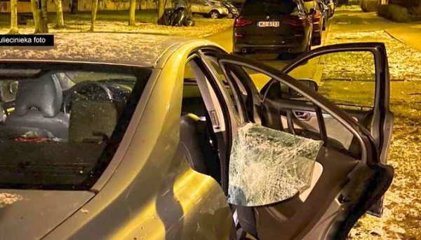 “I see — the window is broken, there’s a stone lying nearby.” In Purvciems, a car was robbed, and the owner is asking for help