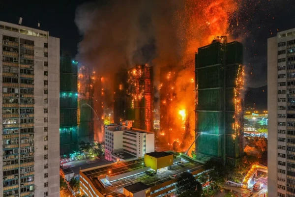 The number of fatalities in the horrific fire in Hong Kong high-rises has increased; hundreds are reported missing