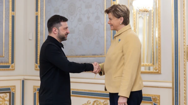 Deserved: Zelensky Awarded Latvian Minister Braže with Ukrainian Order of Merit